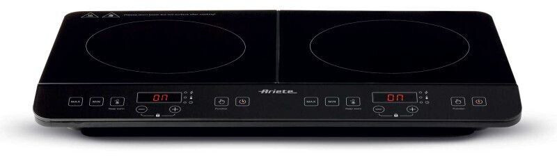 اجاق برقی دو شعله آریته ایتالیا ARIETE 1998 - شیشه سرامیکی مشکی